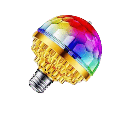 colorful light bulb for Decorm